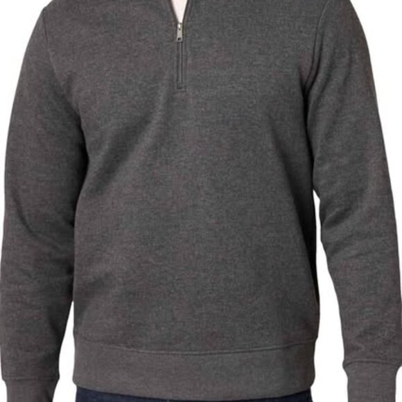 Amazon Essentials Men's Grey (Large) Long-Sleeve Quarter-Zip Fleece Sweatshirt - Picture 2 of 5